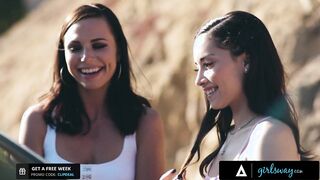 GIRLSWAY Hot College Girl Fucks Her Rival's Besties Aidra Fox And Aria Lee As Pay Back