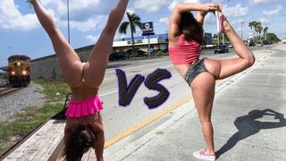 BANGBROS - Battle Of The Big Ass GOATs: Abella Danger VS Kelsi Monroe