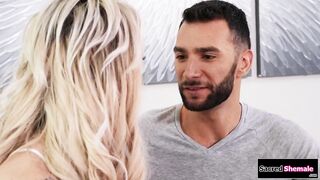 SacredShemale.com - Cheating guy barebacks tgirl Aubrey Kate