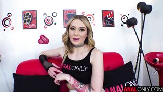 ANAL ONLY Slim blonde Charlotte Sins loves having her ass pounded and gaped