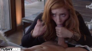 Redhead Jia Lissa in her 1st Anal Scene