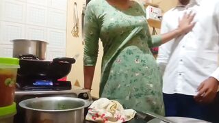 Indian sexy wife got fucked while cooking