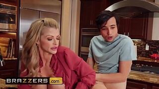 Horny MILF (Joslyn James) enjoys a good fuck from her son's friend - Brazzers