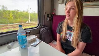 Married Alina RAI had sex on a train with a stranger