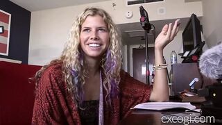 College Hippie fucked & Covered in Cum