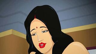 Desi Bhabhi Ki Chudai (Hindi Sex Audio) - Sexy Stepmom gets Fucked by horny Stepson - Animated Cartoon Porn - Hindi