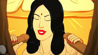 Desi Bhabhi Ki Chudai (Hindi Sex Audio) - Sexy Indian Stepmom gets Banged by horny Stepson - Animated cartoon Porn 2022