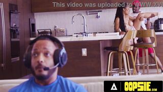 OOPSIE - Sneaky GF Kira Noir Is Cheating With The Pizza Delivery Guy Behind Back Of Boring BF!