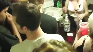 College slut fucked in frat house