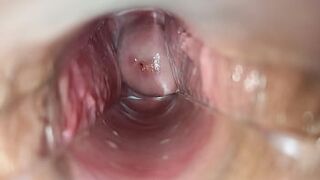 Pulsating orgasm inside vagina