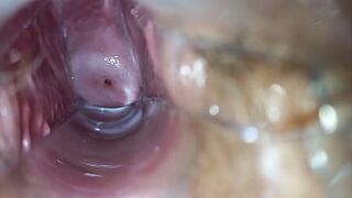 Pulsating orgasm inside pussy