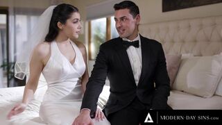 Groomsman Assfucks Best Buddy's Wife Valentina Nappi in Marital Bed on Weddin...