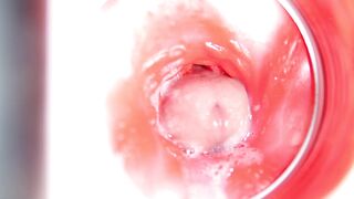 CAMERA INSIDE PUSSY: BIG CUMSHOT IN PUSSY! BEST Internal ASMR in 4K
