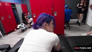 Sneaky Sex at the Locker Room Goes Wrong