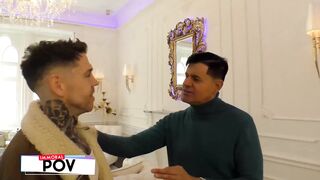 Double Teaming Ukrainian Supermodel Josephine In The New Condo!