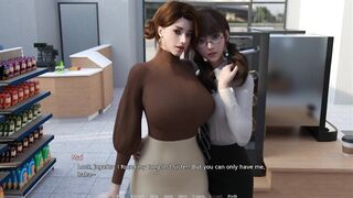 Getting a handjob behind the counter