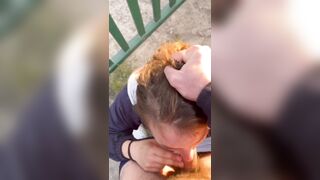 Amateur POV redhead hardcore face fucking