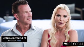 WIFEY Hot Blonde MILF Tatiana Steele Gets Filled Up By BBC While Hubby Films