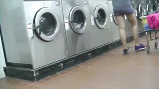 Sucking Black Cock At College Laundromat!!! Pt1 SHEER