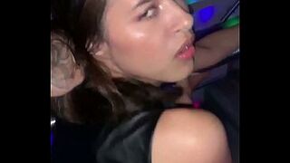 Hard sex a stranger at the VIP nightclub!