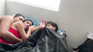 What could happen if I share a hotel room with my stupid husband and his sexy friend?