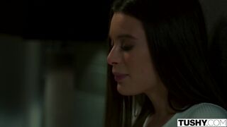 Lana Rhodes Hot Anal Creampie with Couple