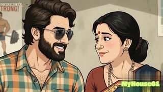 Pushpa and Sinu home made video p3